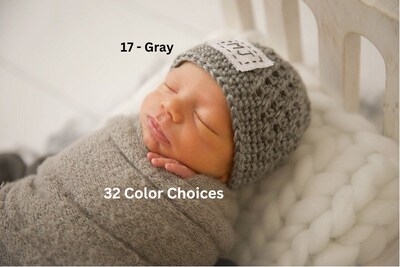 Personalized baby winter hat sales